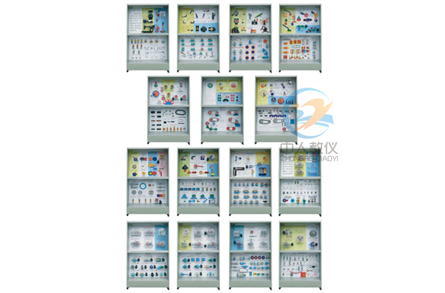 语音同步讲解机器综合式摆设柜,机器综合讲授摆设柜