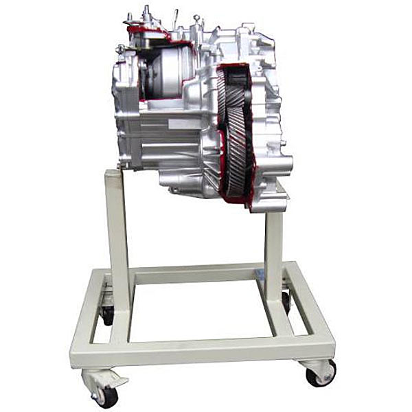 无极变速器剖解尝试台(图1) 无极变速器剖解尝试台,连杆机构尝试拆卸