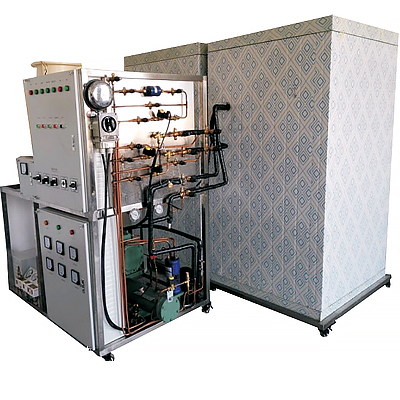 船舶冷库体系综合实训拆卸(图1) 船舶冷库体系综合尝试拆卸,冲床及送料机构仿照尝试台